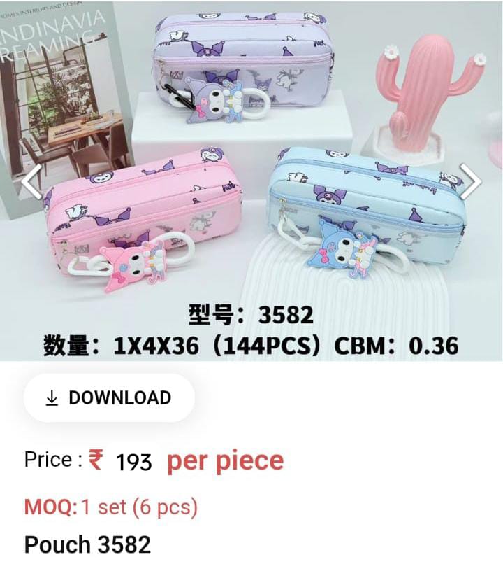 Cute Lightweight Kids Pouch