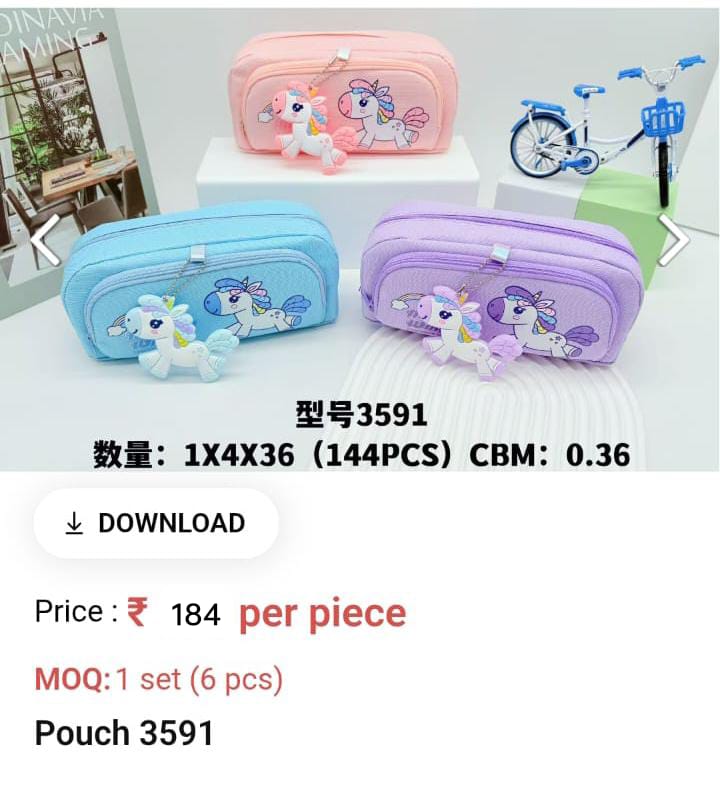 Cute Lightweight Kids Pouch