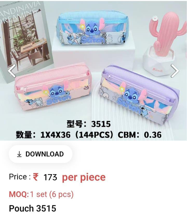 Cute Lightweight Kids Pouch