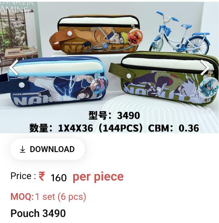 Cute Lightweight Kids Pouch