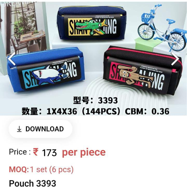 Cute Lightweight Kids Pouch