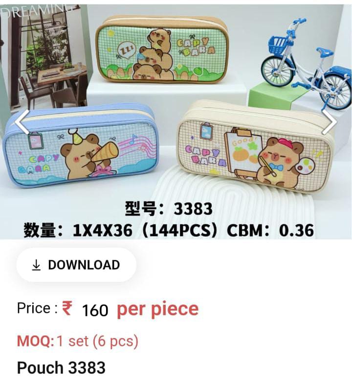 Cute Lightweight Kids Pouch