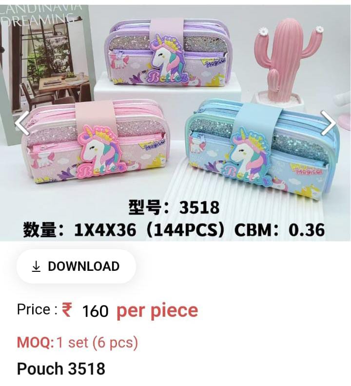 Cute Lightweight Kids Pouch