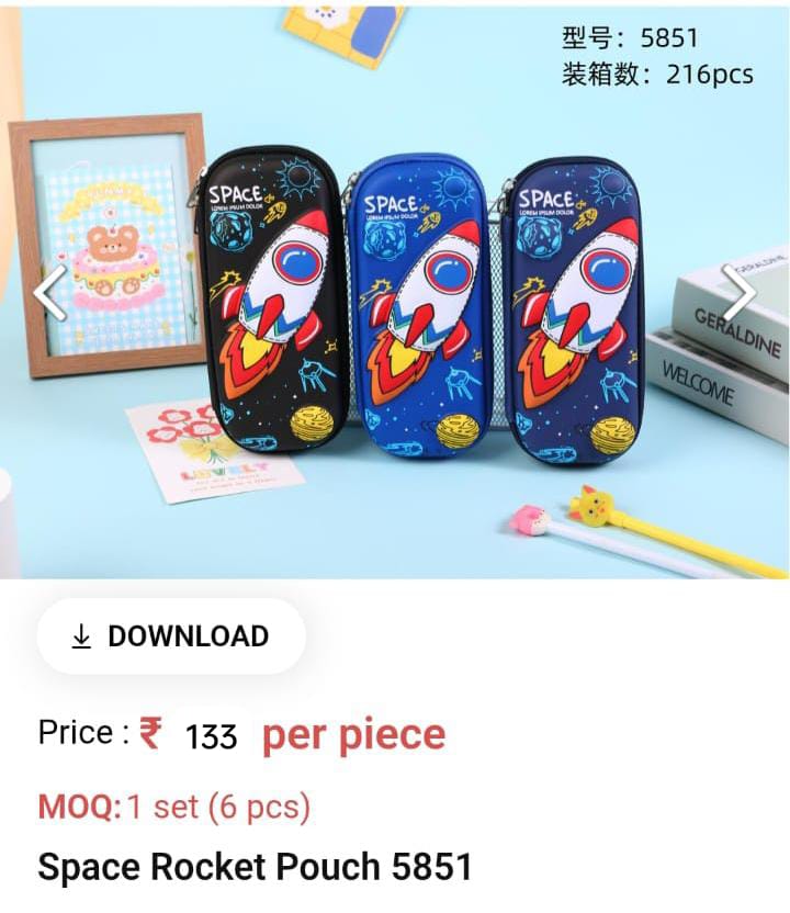 Cute Lightweight Kids Pouch