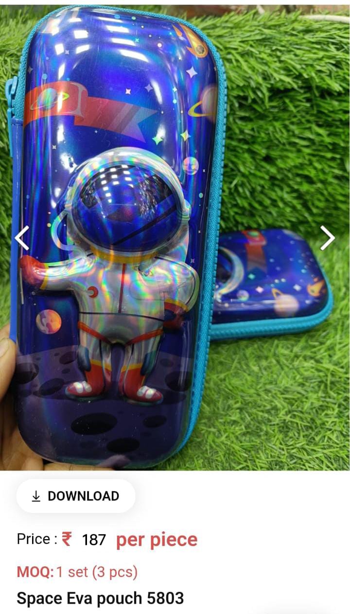 Cute Lightweight Kids Pouch