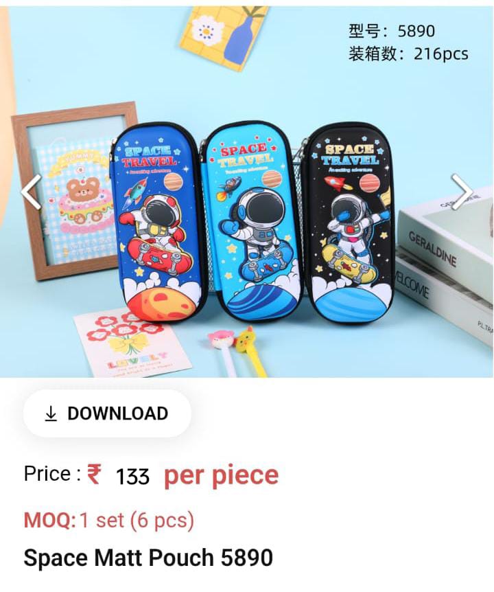 Cute Lightweight Kids Pouch