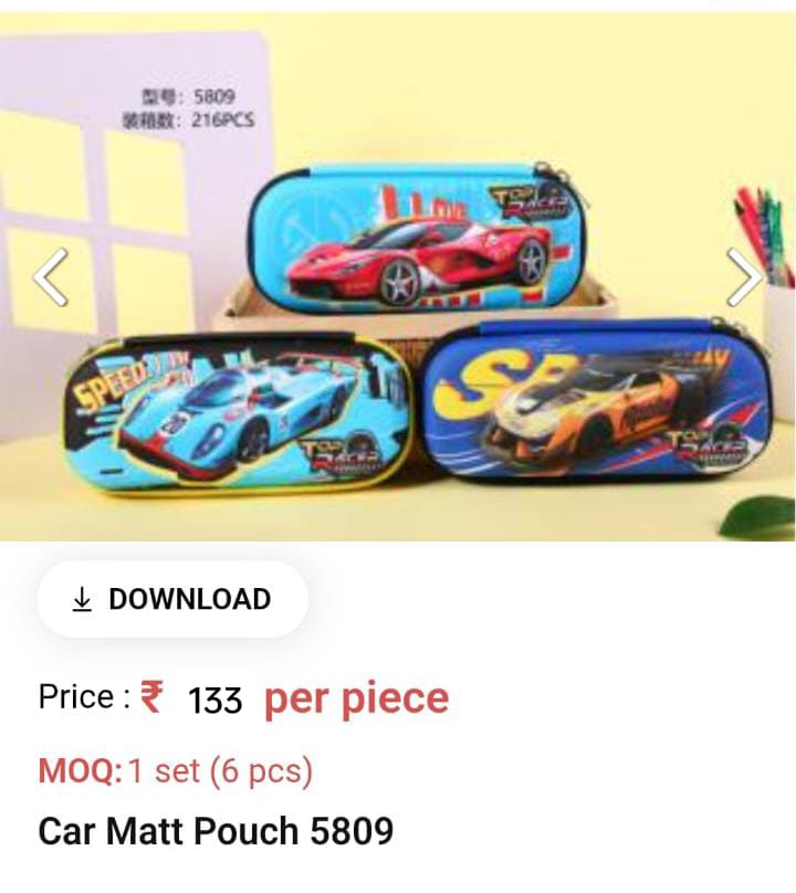 Cute Lightweight Kids Pouch