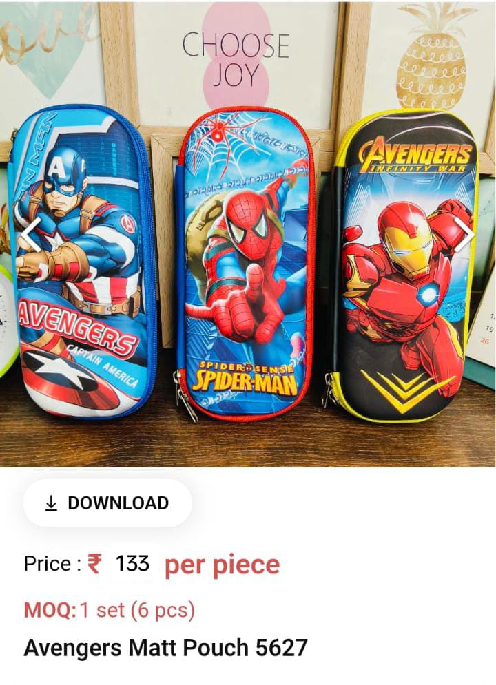 Cute Lightweight Kids Pouch