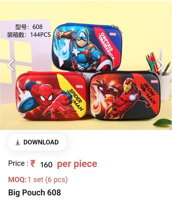 Cute Lightweight Kids Pouch