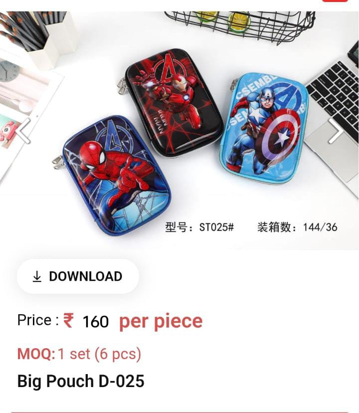 Cute Lightweight Kids Pouch