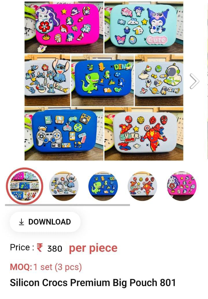 Cute Lightweight Kids Pouch