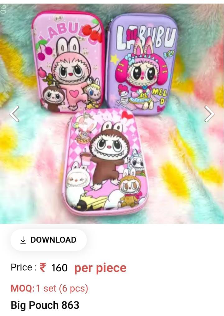 Cute Lightweight Kids Pouch