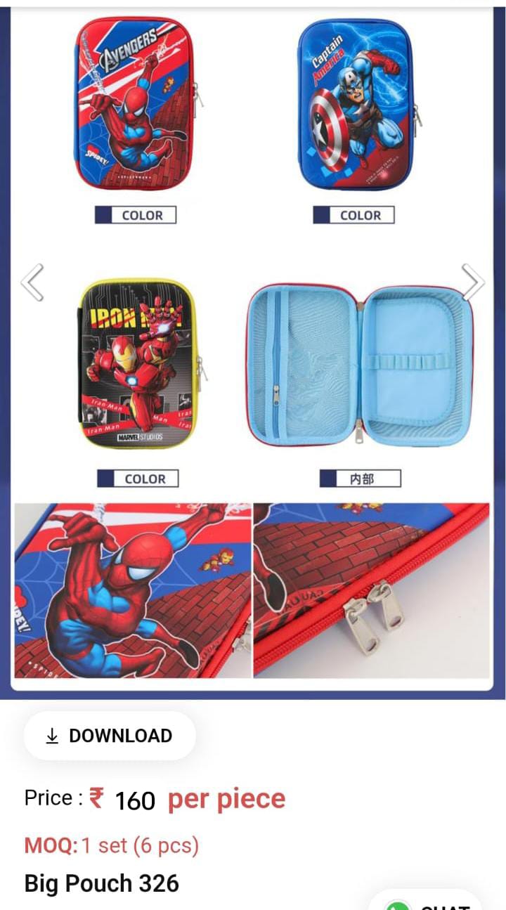 Cute Lightweight Kids Pouch