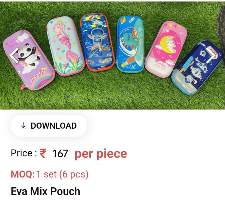 Cute Lightweight Kids Pouch