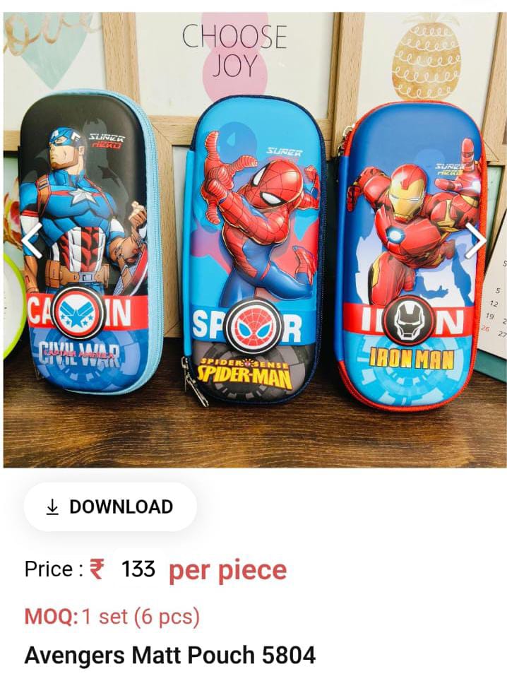 Cute Lightweight Kids Pouch