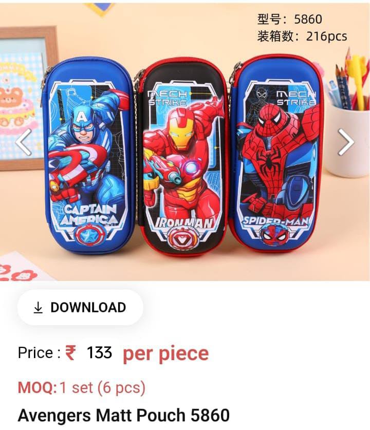 Cute Lightweight Kids Pouch