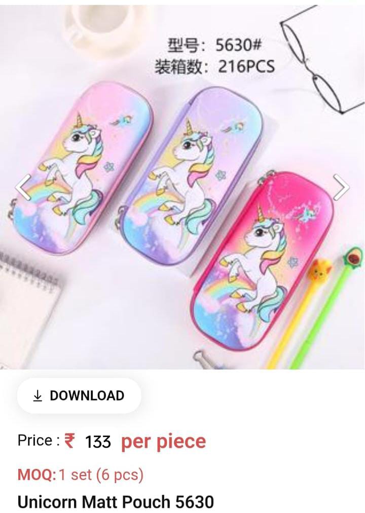 Cute Lightweight Kids Pouch