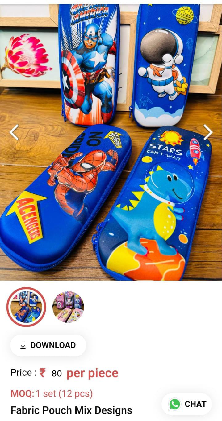 Cute Lightweight Kids Pouch