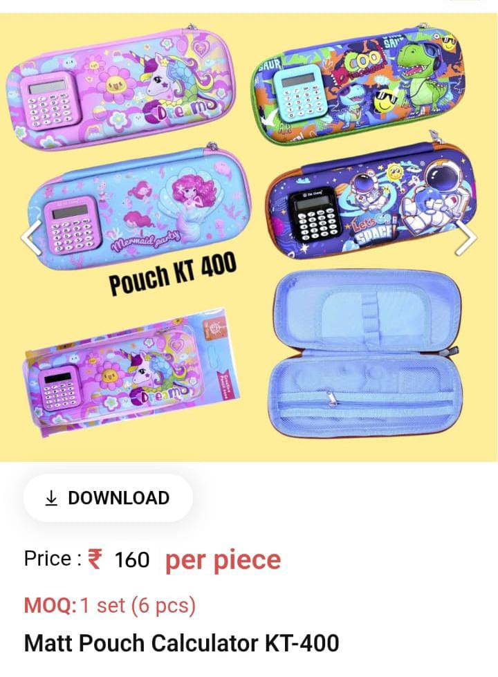 Cute Lightweight Kids Pouch