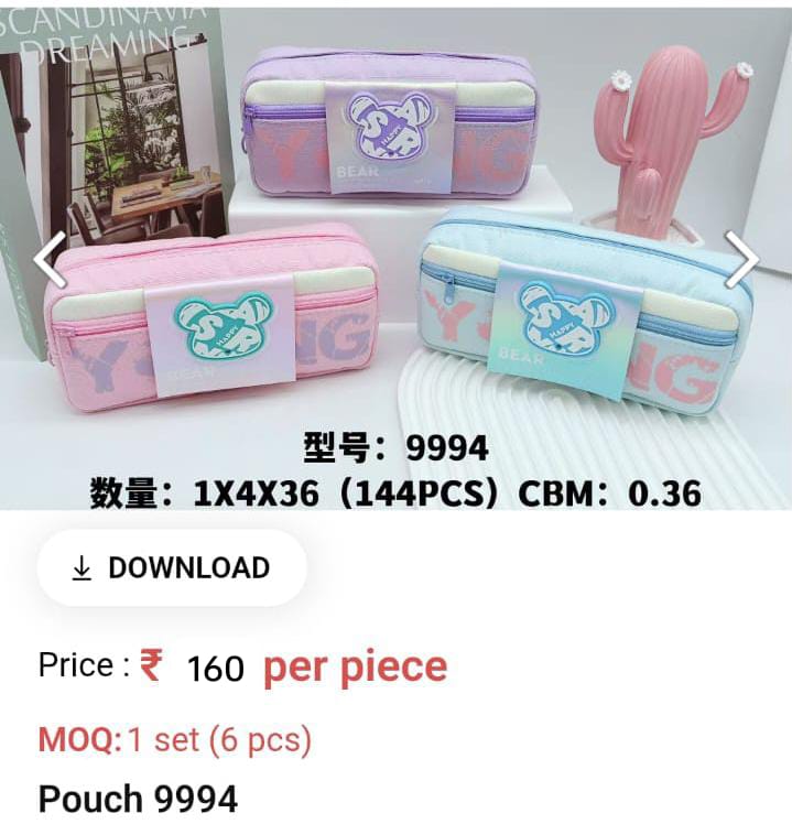 Cute Lightweight Kids Pouch