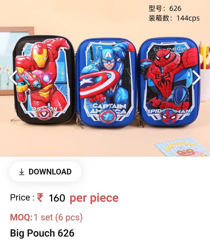 Cute Lightweight Kids Pouch