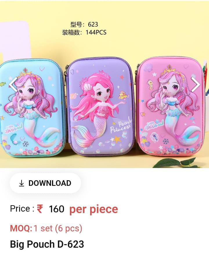 Cute Lightweight Kids Pouch