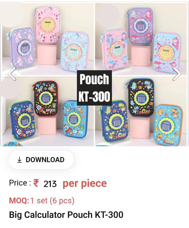 Cute Lightweight Kids Pouch