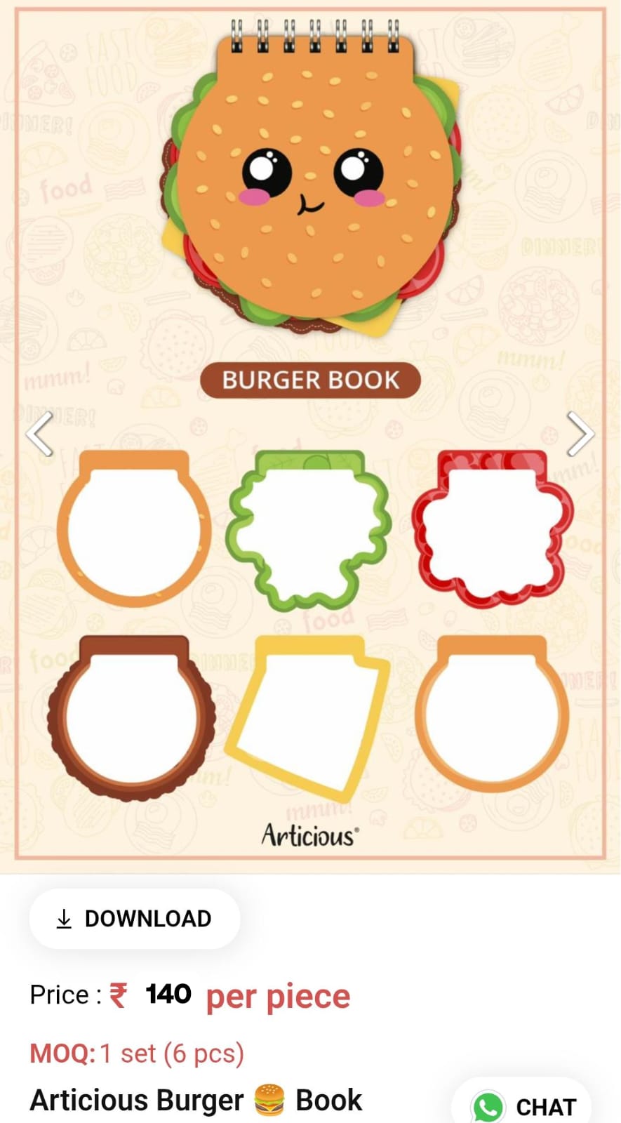 Kids Burger Diary