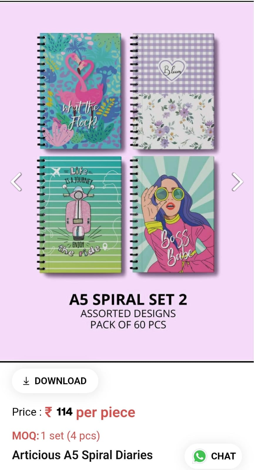 Articious Spiral Kids Diary