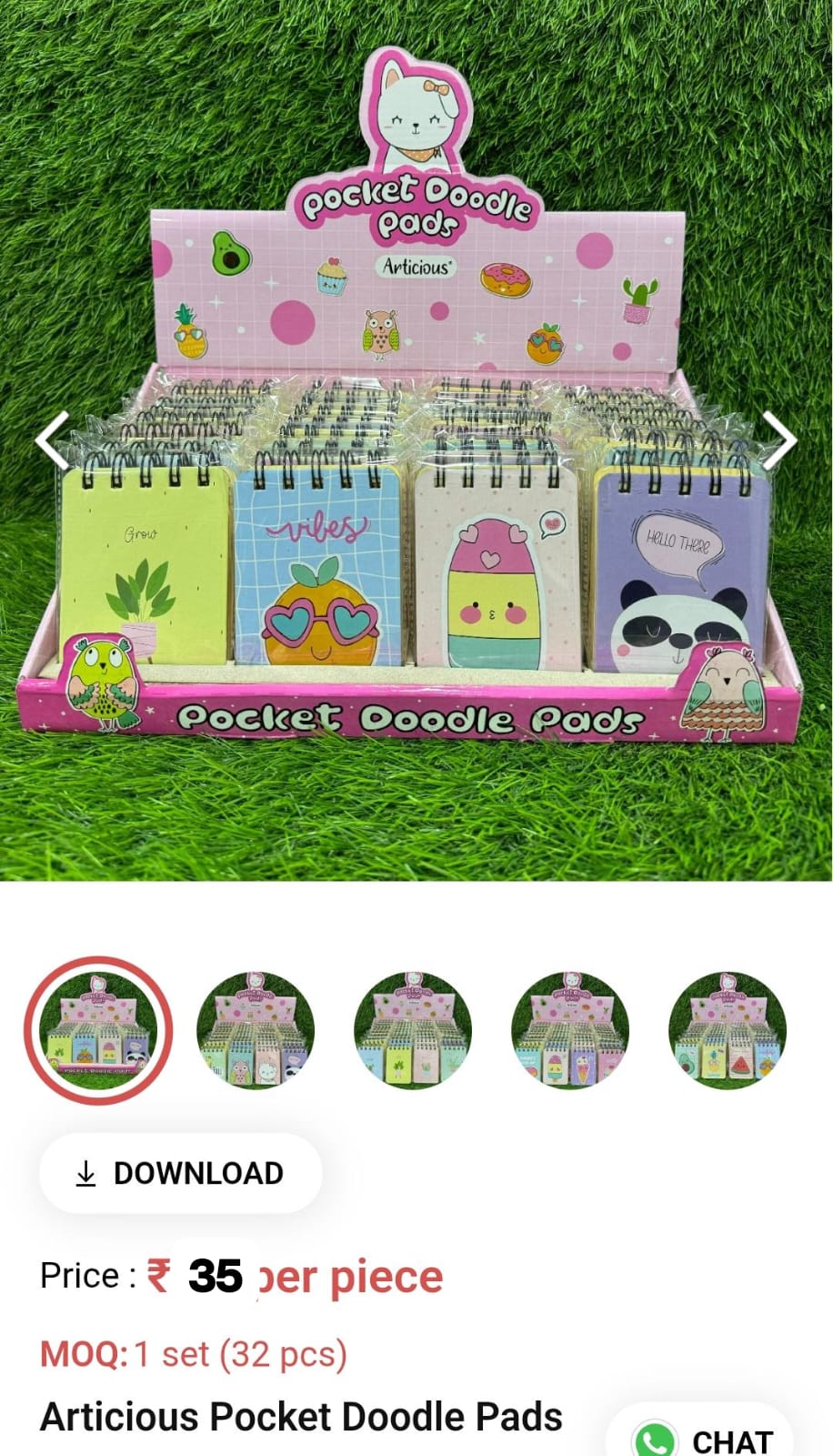 Pocket Doodle Kids Diary