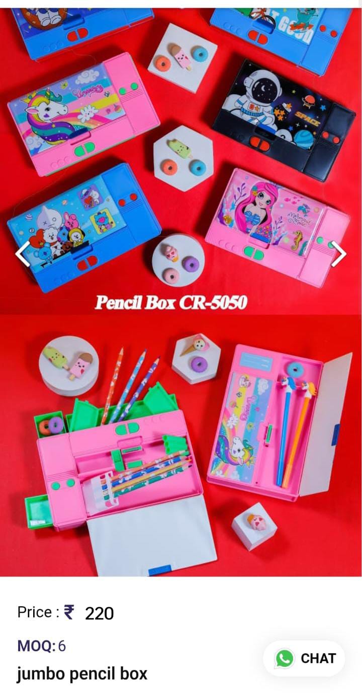 Jumbo Pencil Box