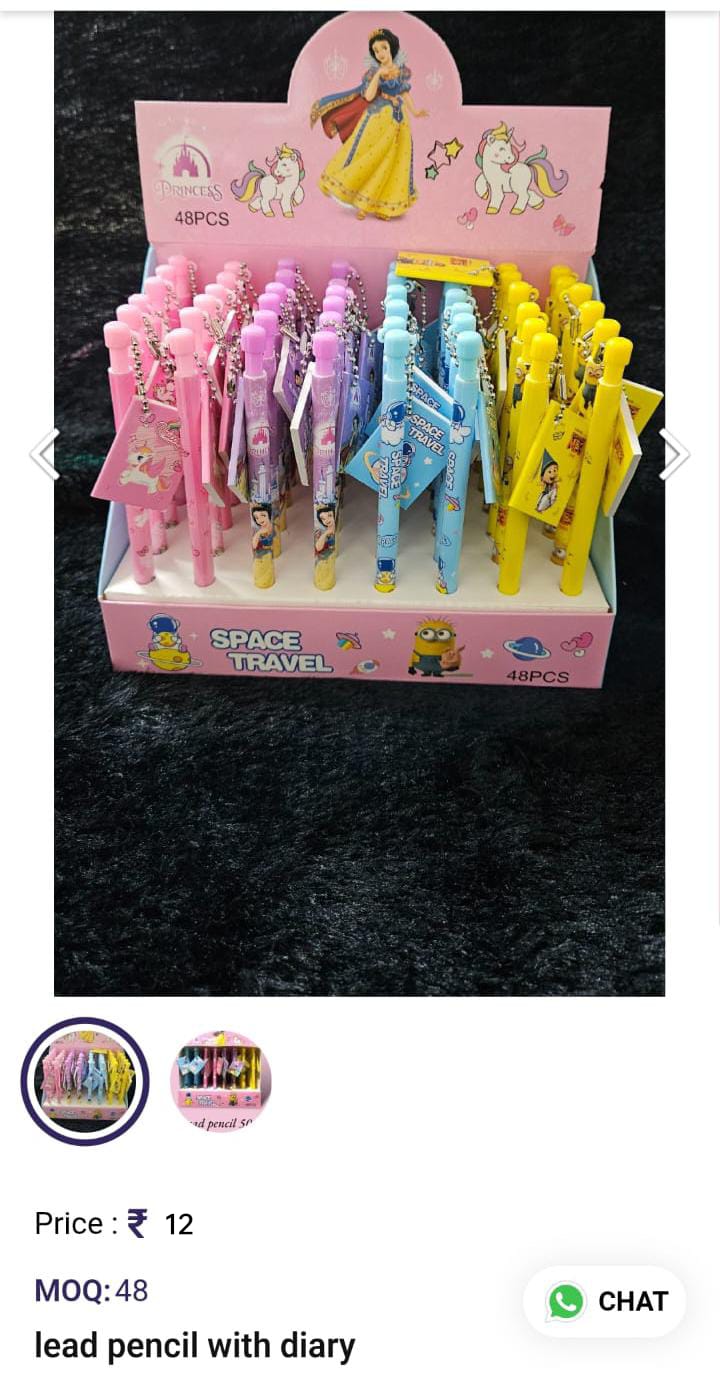 Lead Pencil With Diary