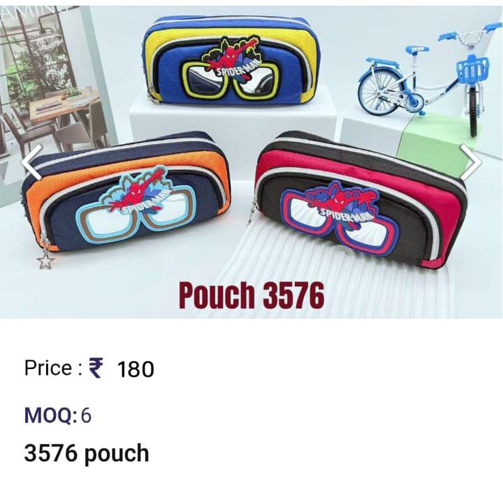 Durable kids pouch