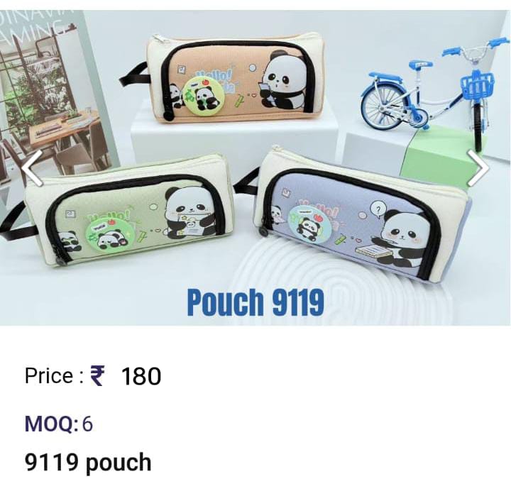 Durable kids pouch