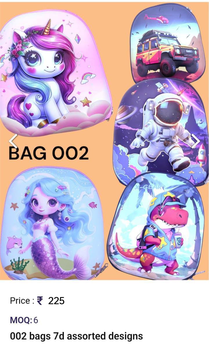 Cute Kids School Bag