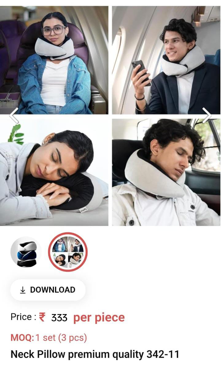 Neck Pillow Premium Quality