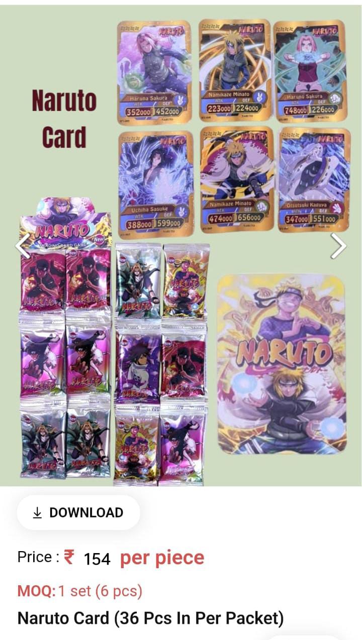 Naruto Card