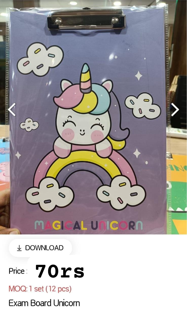 Unicorn Kids Exam Board