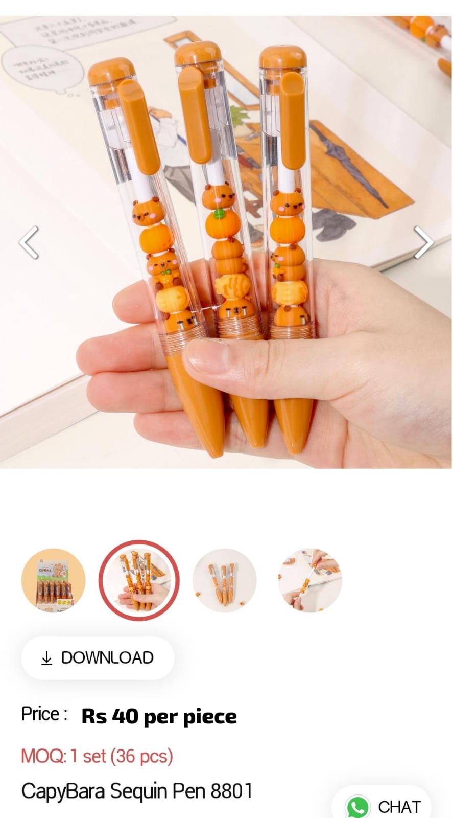 Capybara Sepuin iKids Pen