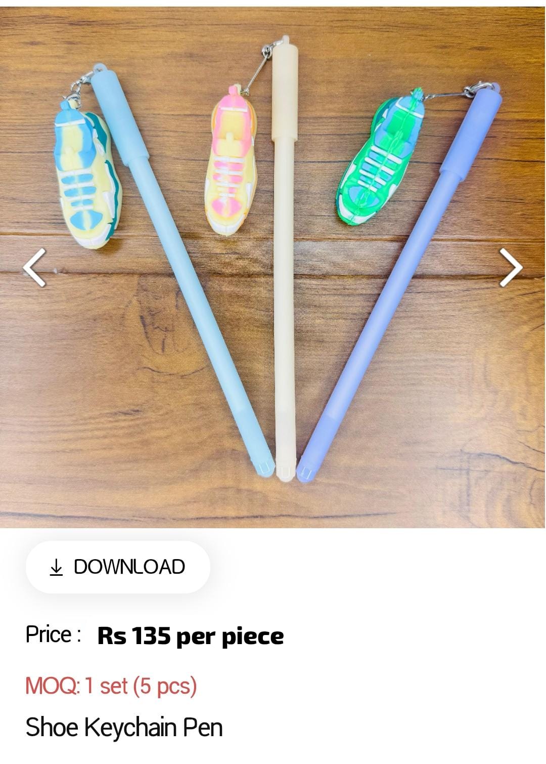 Shoe Keychain Kids Pen