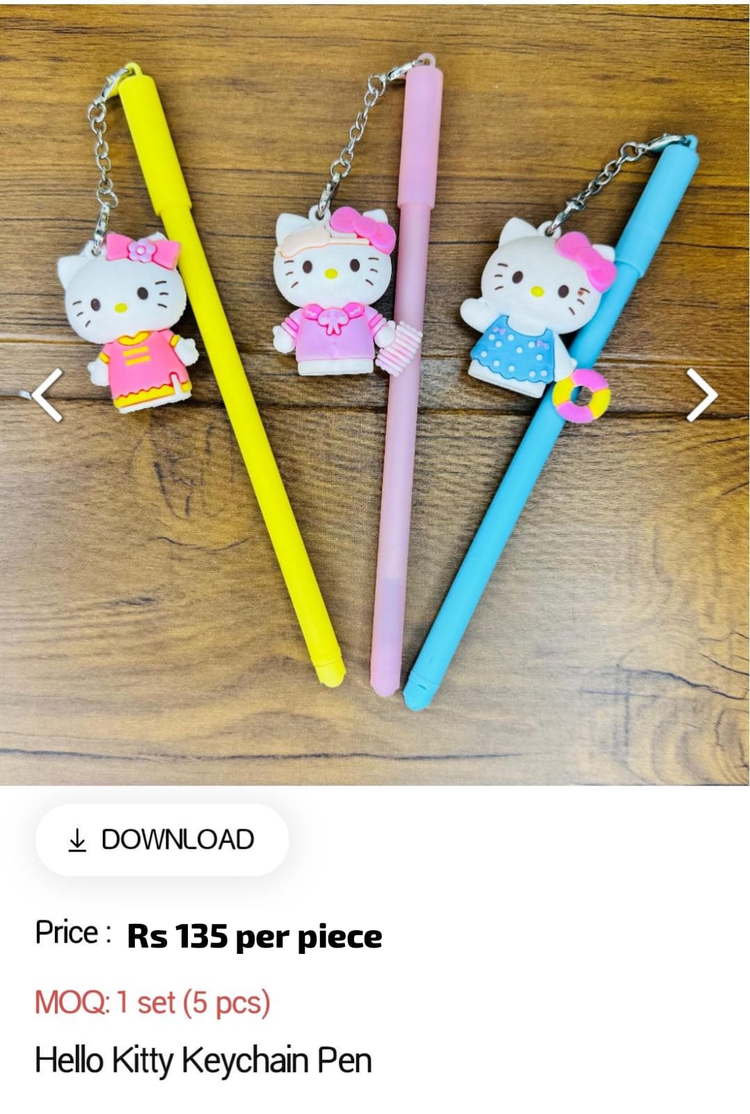 Hallo Kitty Keychain Kids Pen