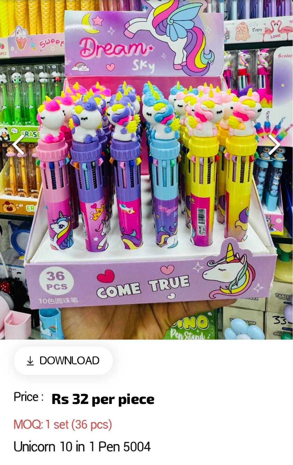 Kids Unicorn Kids Pen