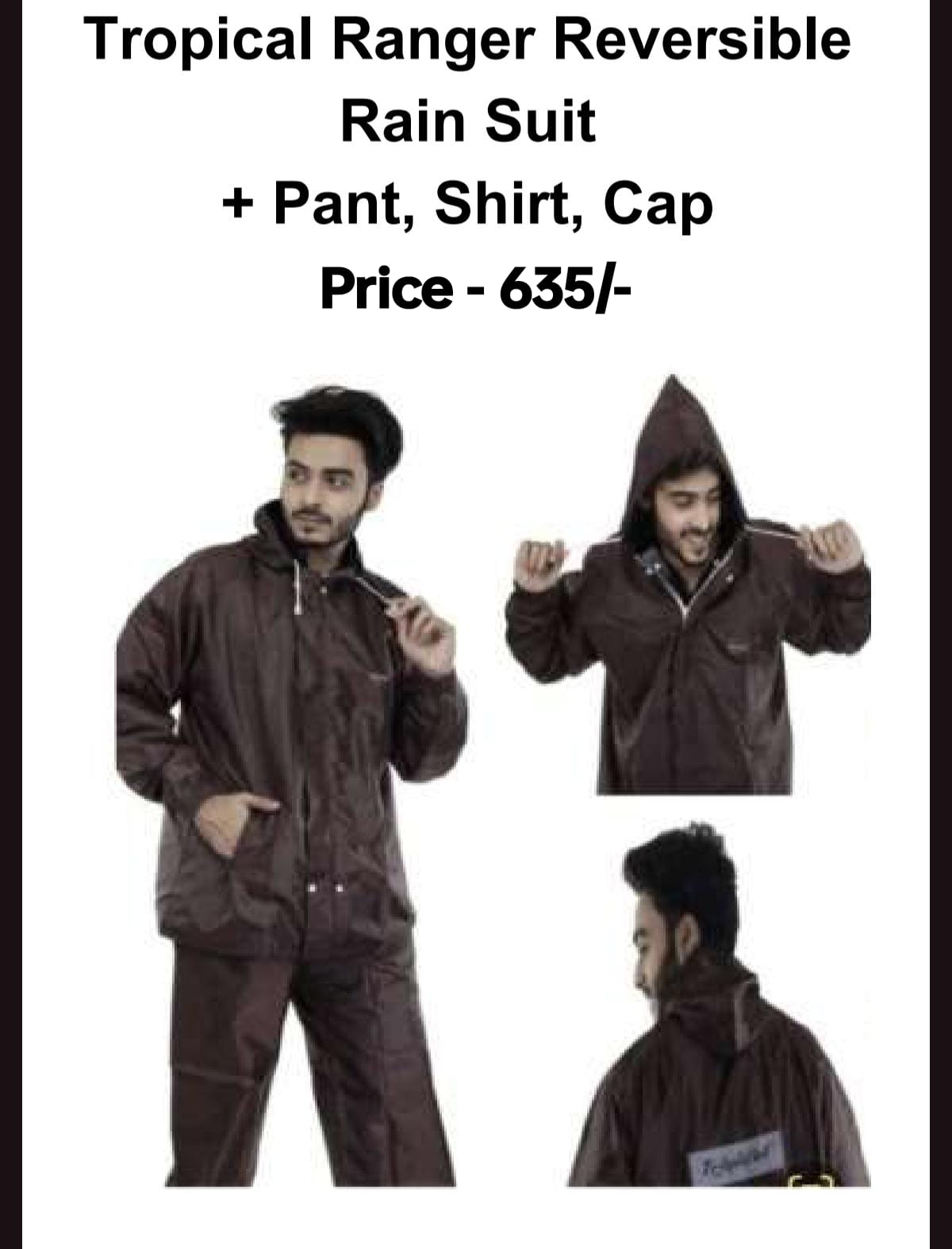 Tropical Ranger Reversible Rain Suit