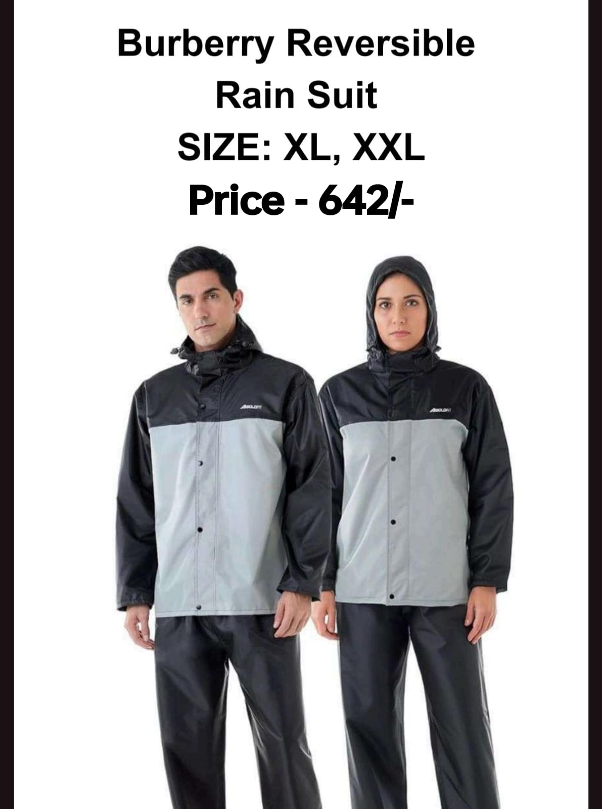 Burberry Reversible Rain Suit