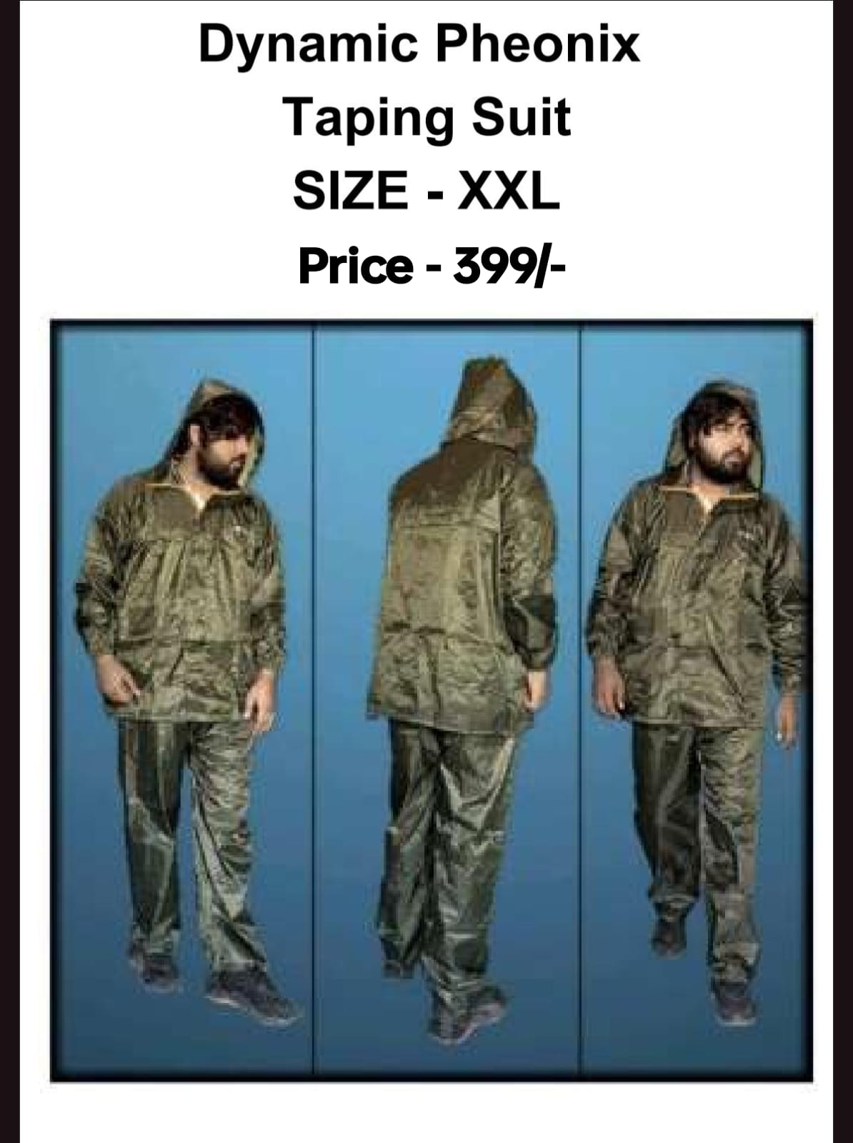 Dynamic Pheonix Taping Rain Suit