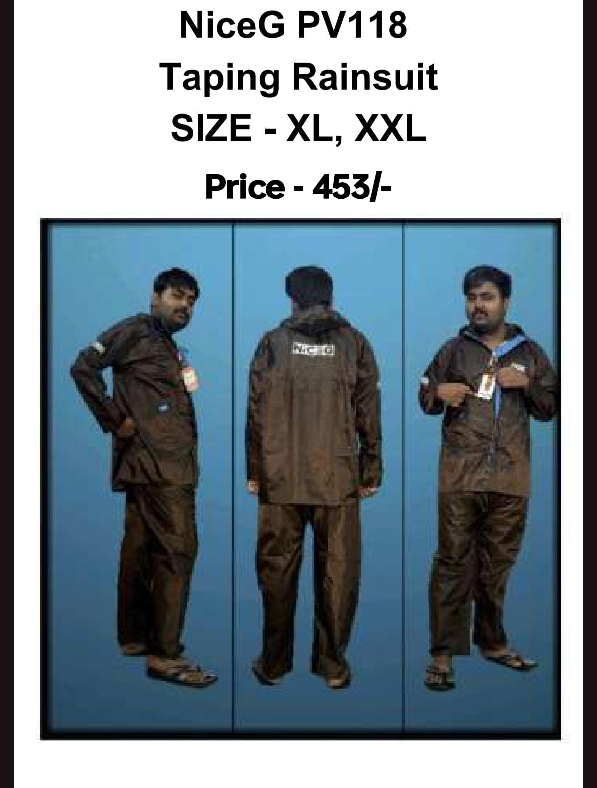 Nice G Taping Rain Suit