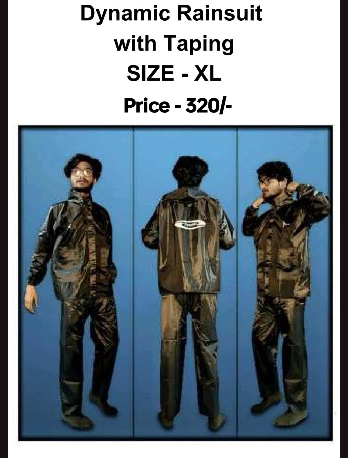 Dynamic Rain suit With Taping