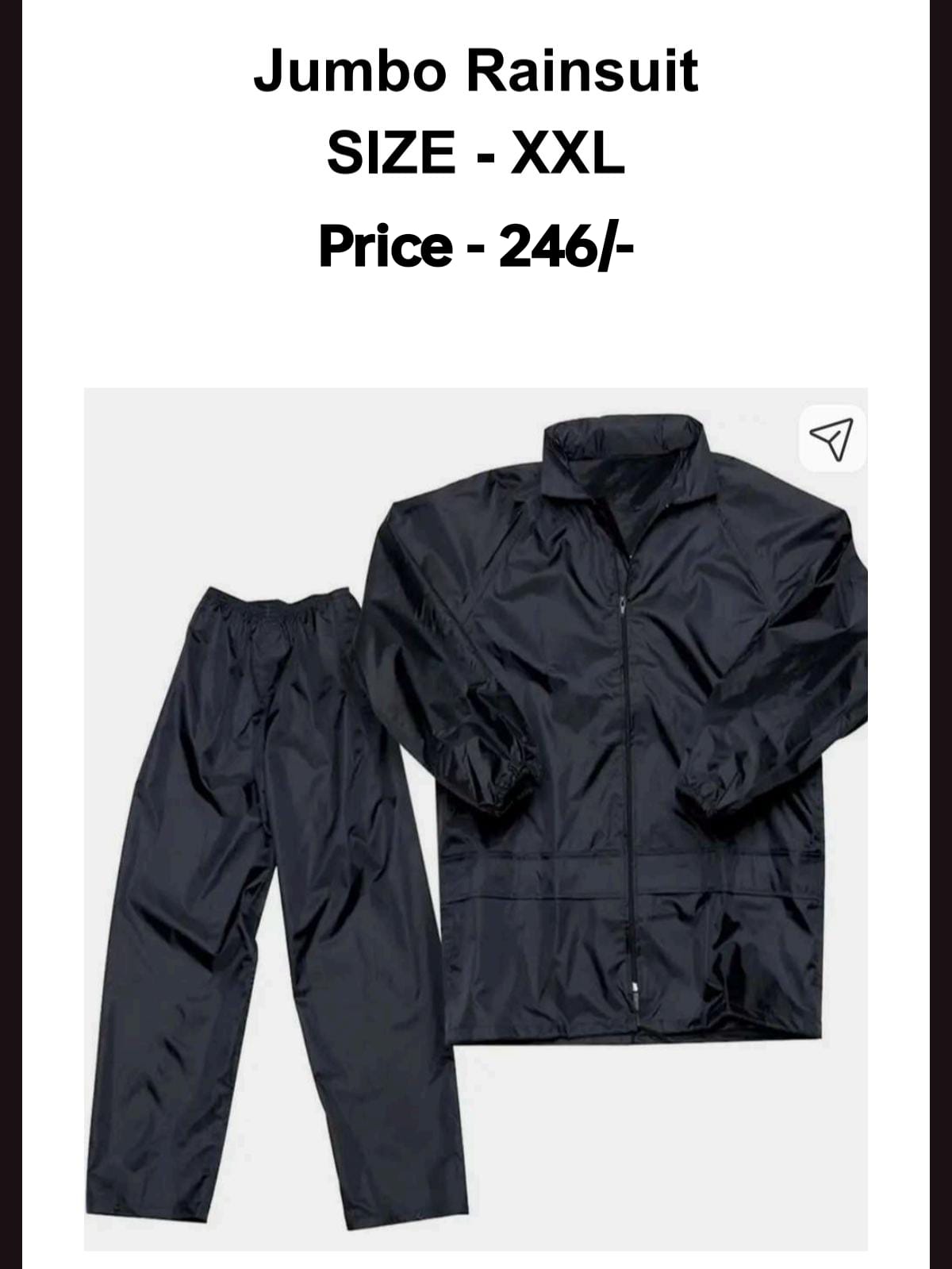 Jumbo Rain Suit
