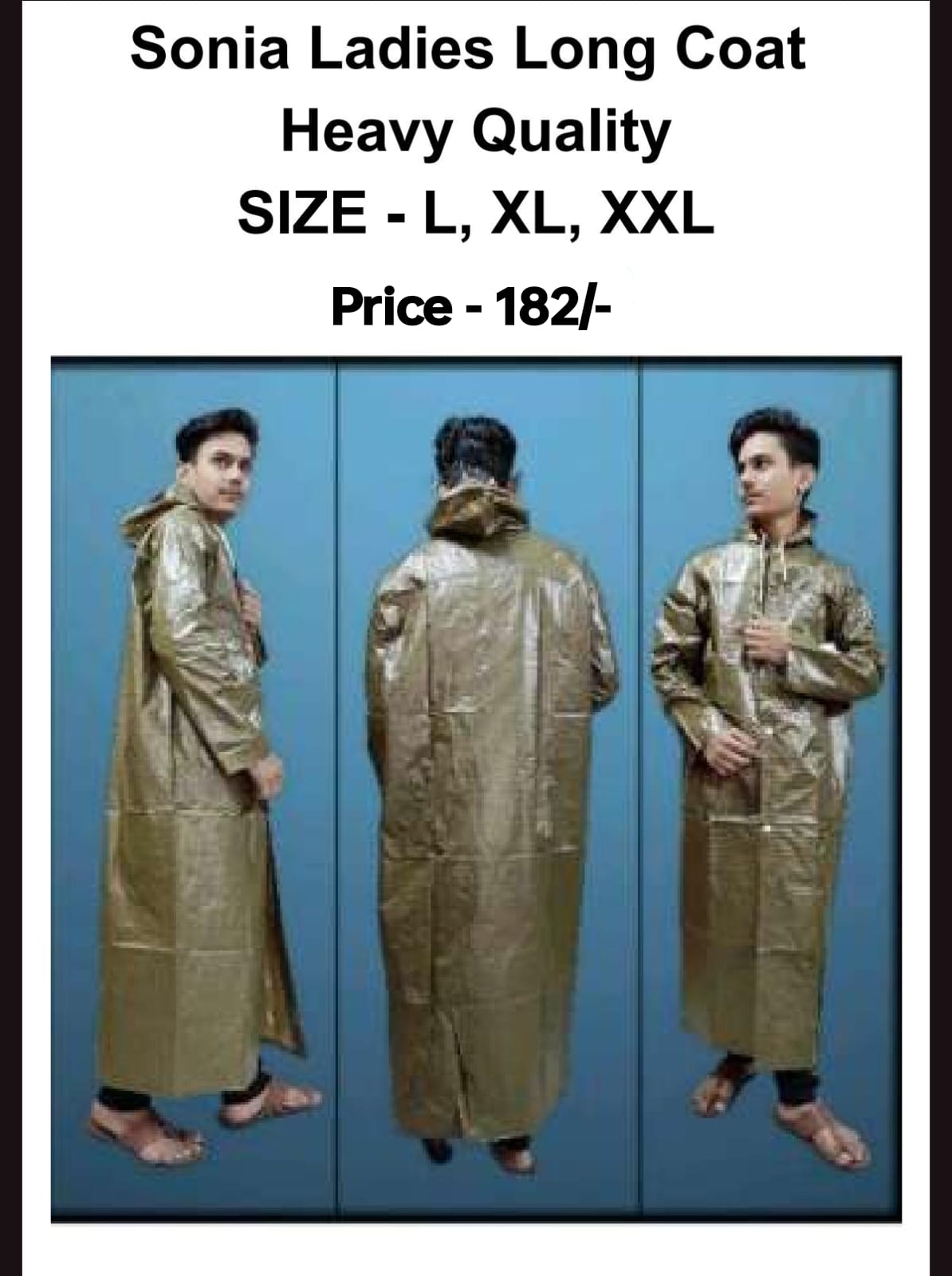 Sonia Ladies Long Coat