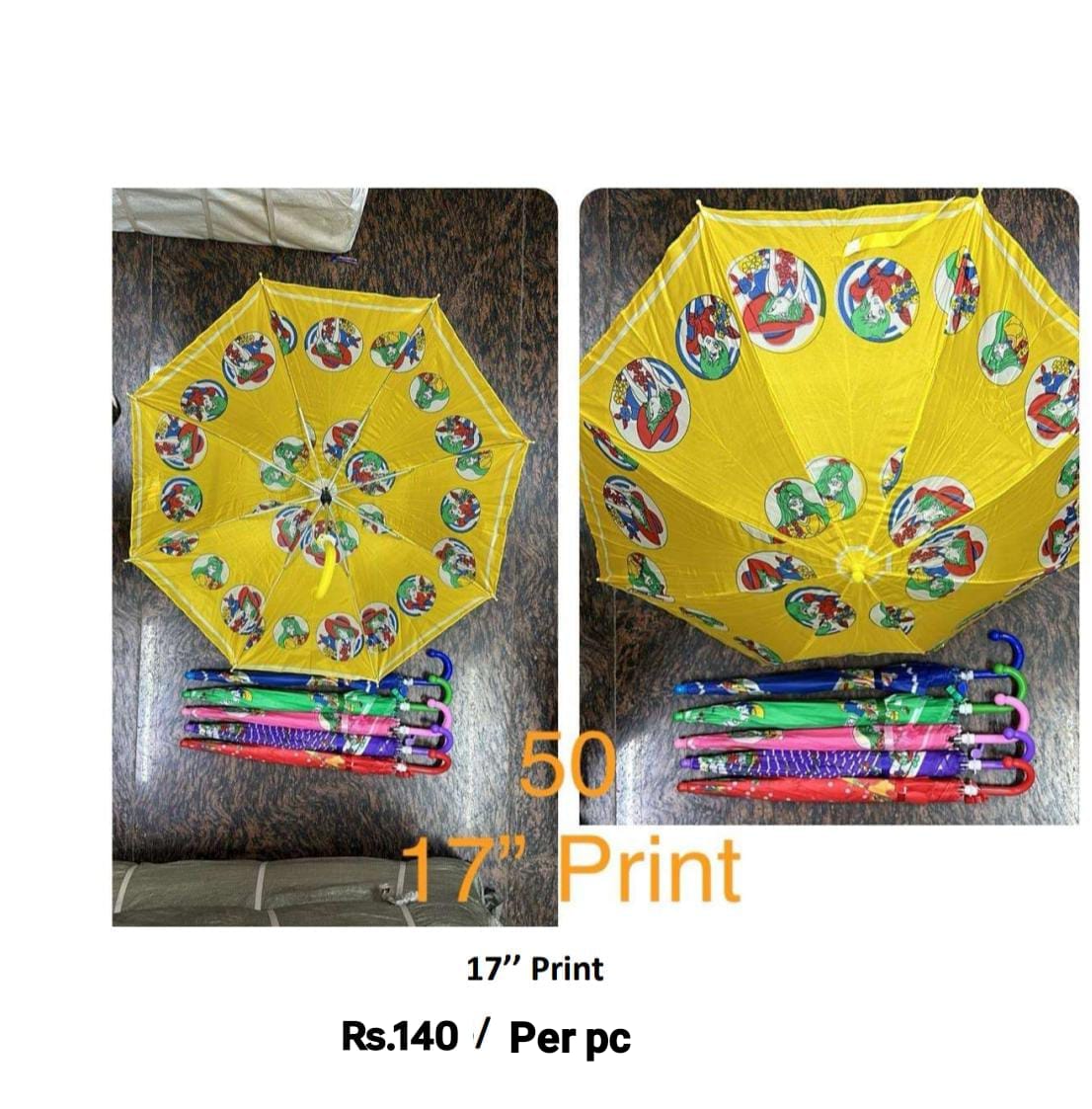 Multi Print Kids Umbrella